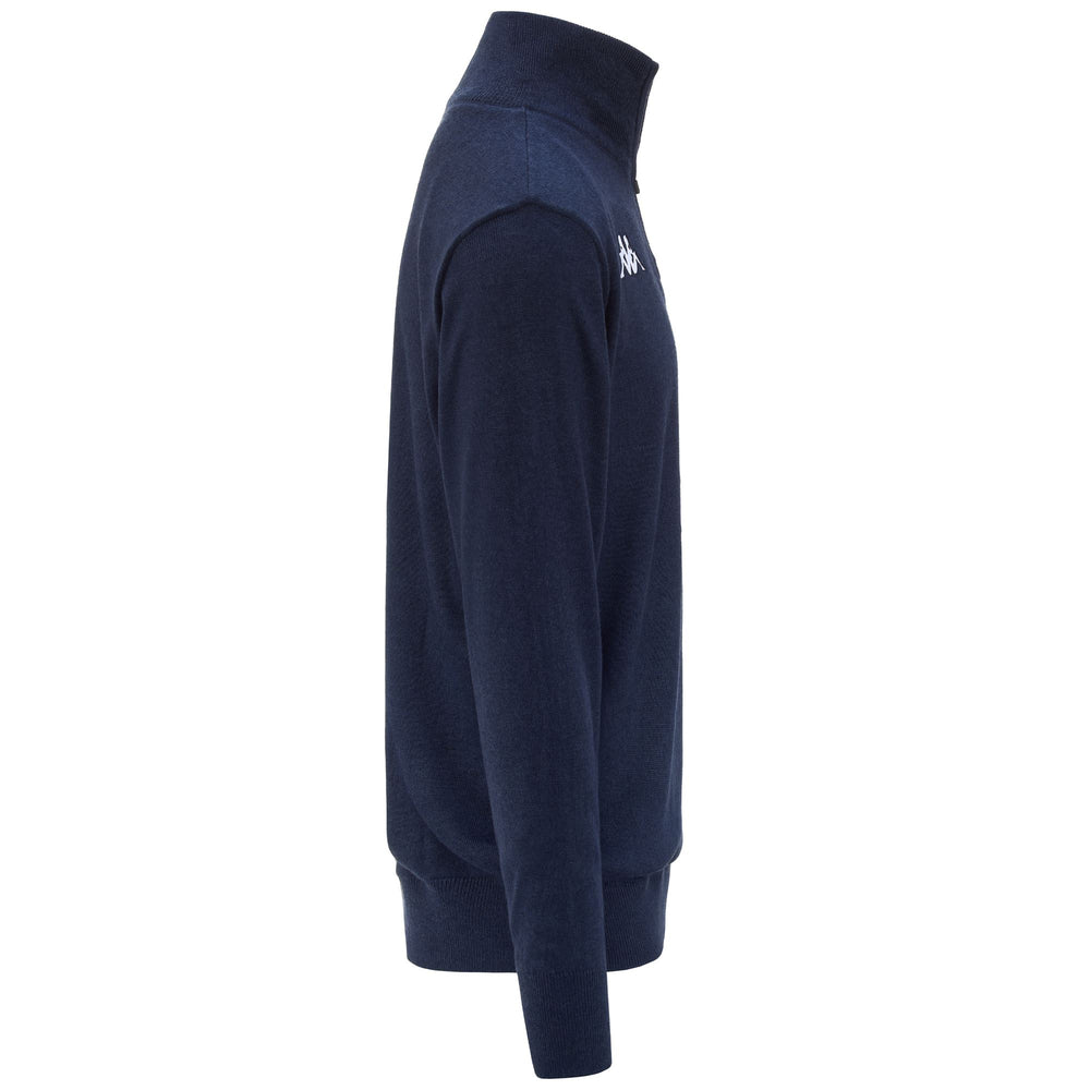 Blue Men's Regular Fit Knit Fleece Jumper for Golf 02