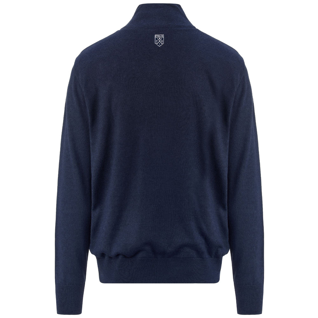 Pull bleu pour homme, coupe classique, coupe-vent, idéal pour le golf main