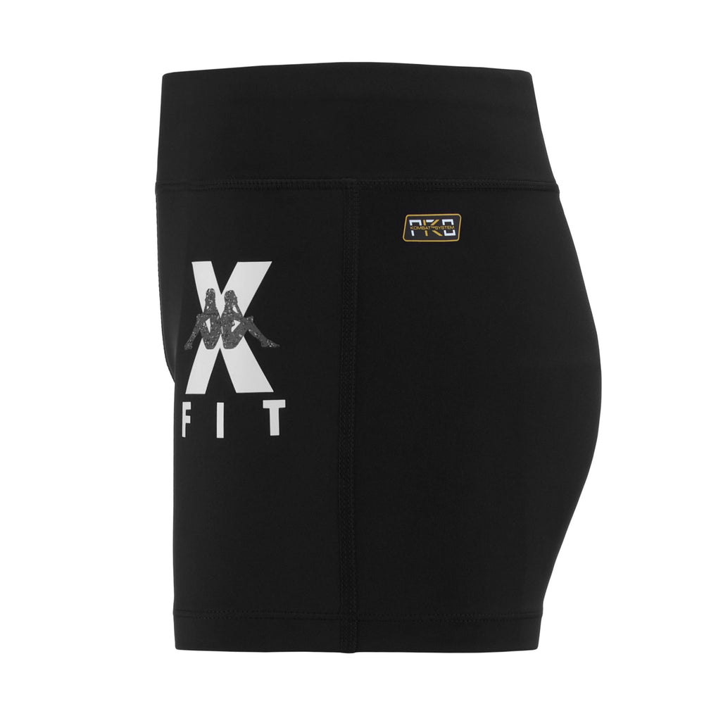 Shorts Woman KOMBAT   WKT ESCAME Sport  Shorts BLACK Dressed Front (jpg Rgb)	