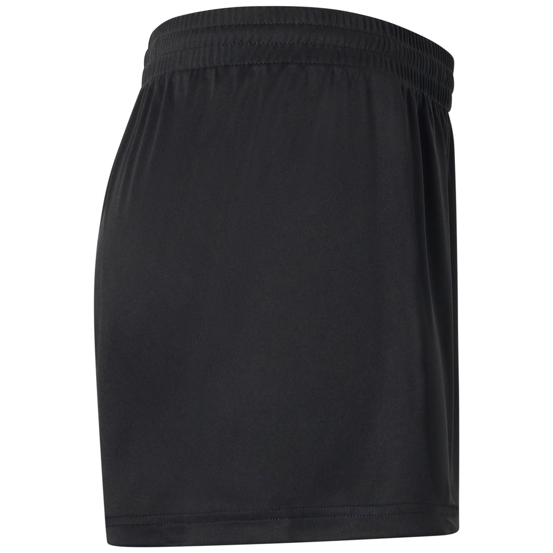 Black Women's Handball Sport Shorts with Elastic Waist main