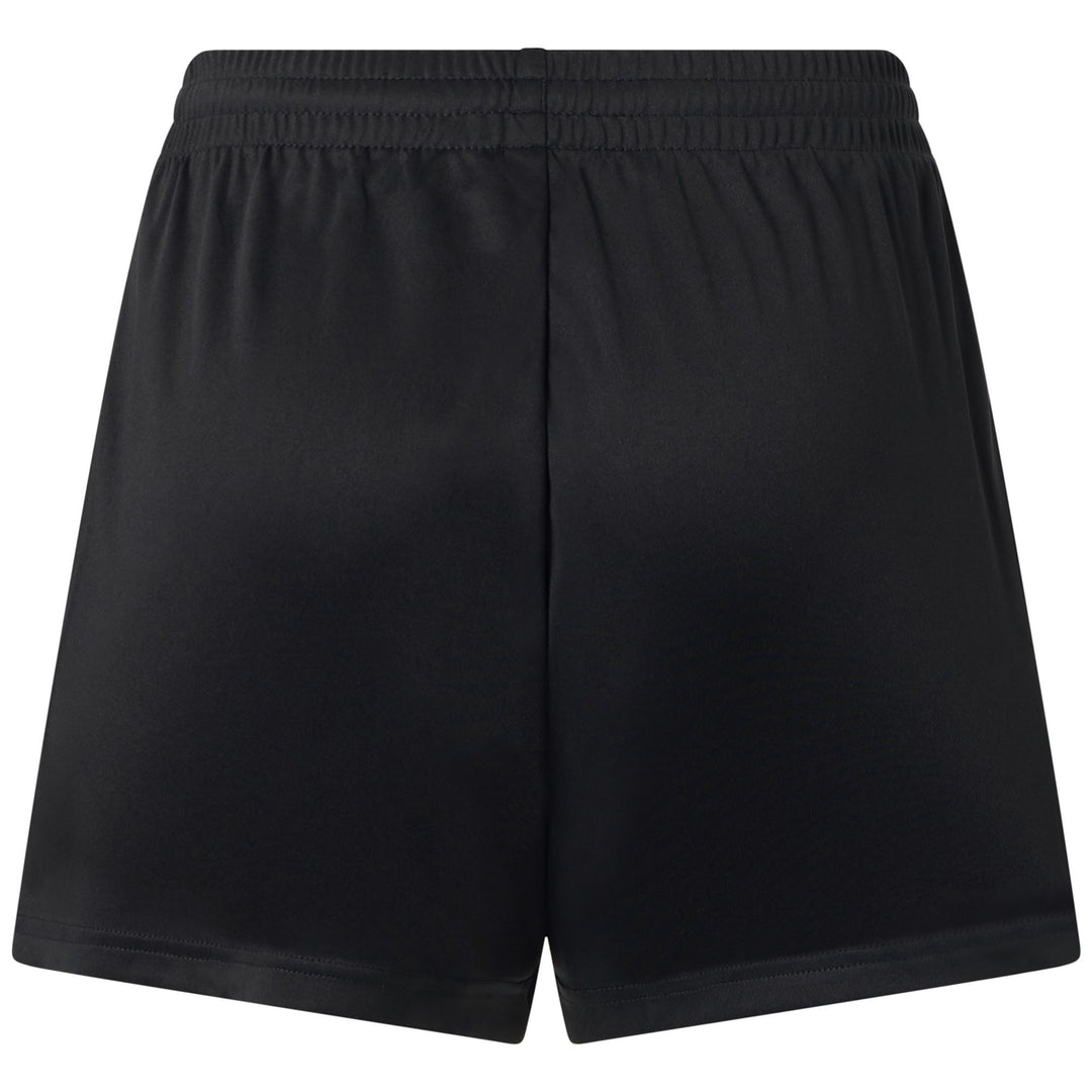 Black Women's Handball Sport Shorts with Elastic Waist main