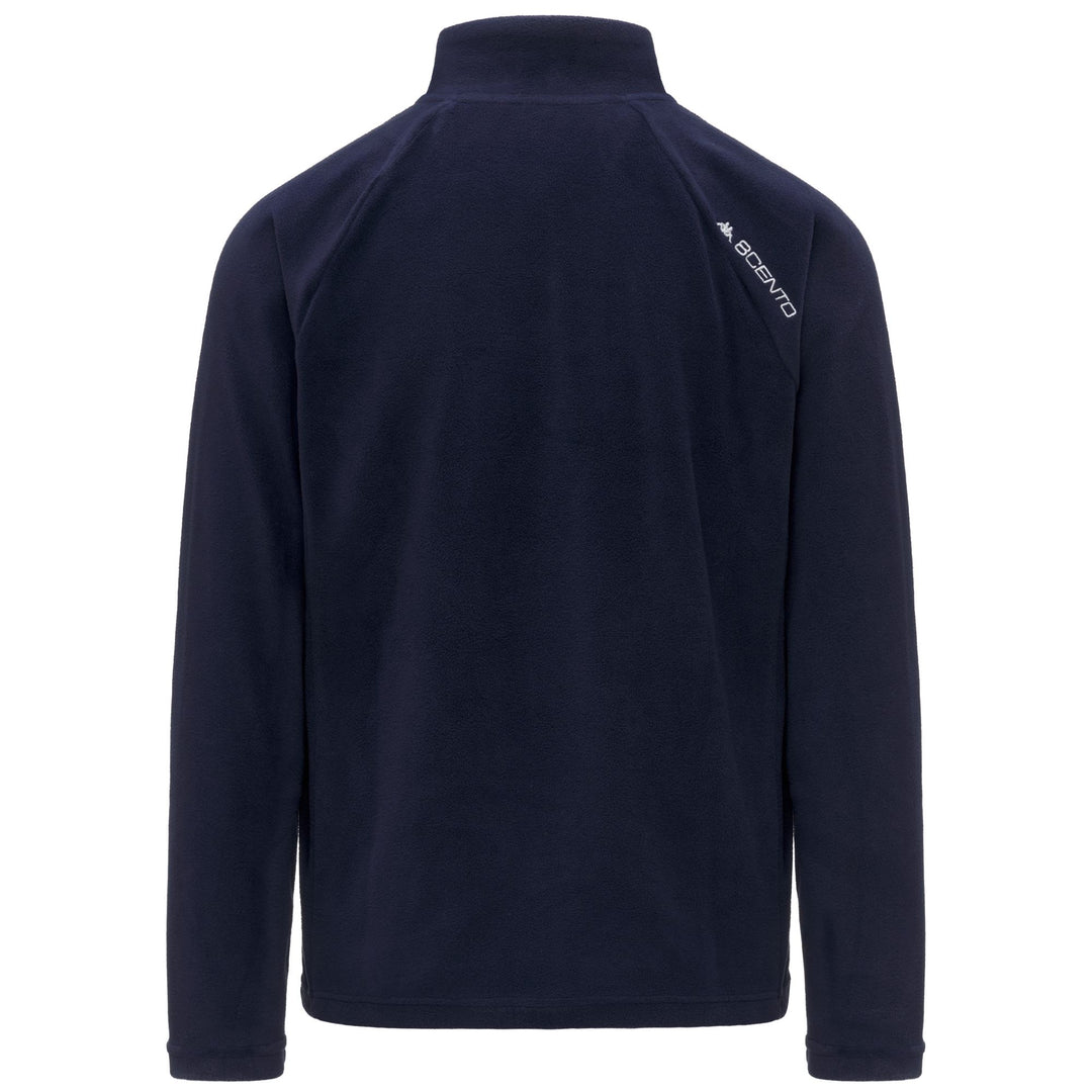 Blue Unisex Micropolar Fleece Jumper with Half-Zip main