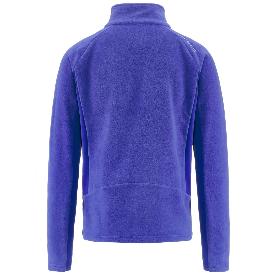 Chaqueta polar de esquí de corte entallado para hombre en color azul violeta con bolsillos con cremallera main