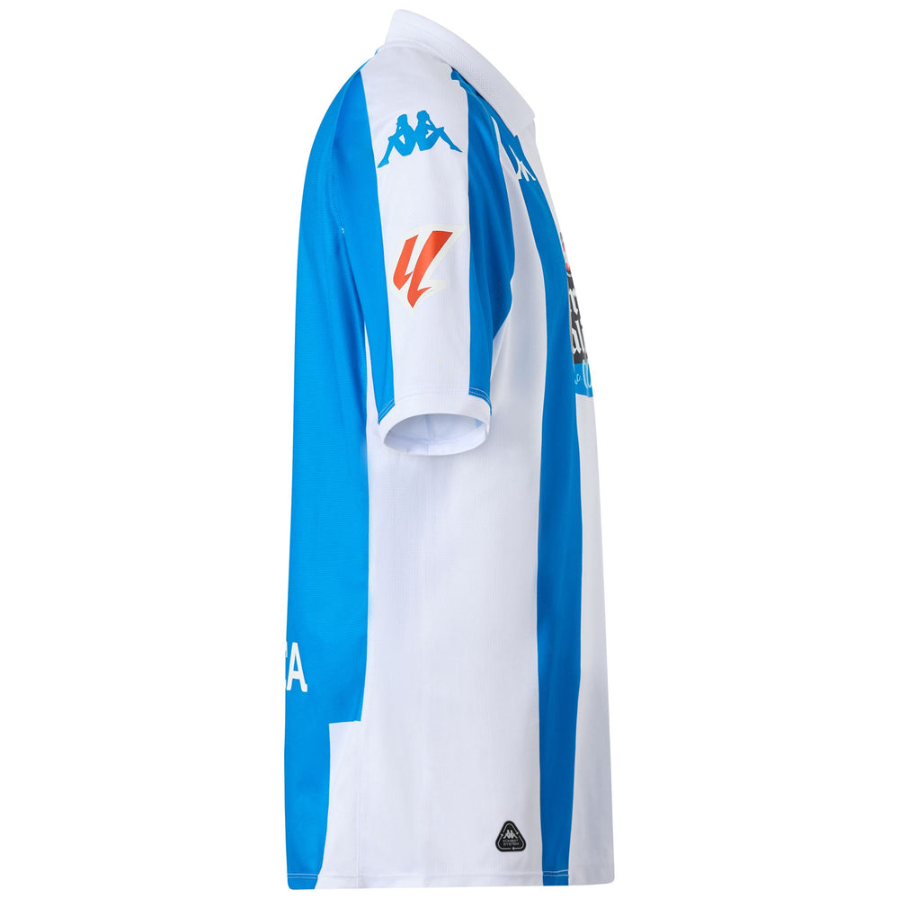 Blue Men's Recycled Football Active Jersey with Hydro-Way Protection 02