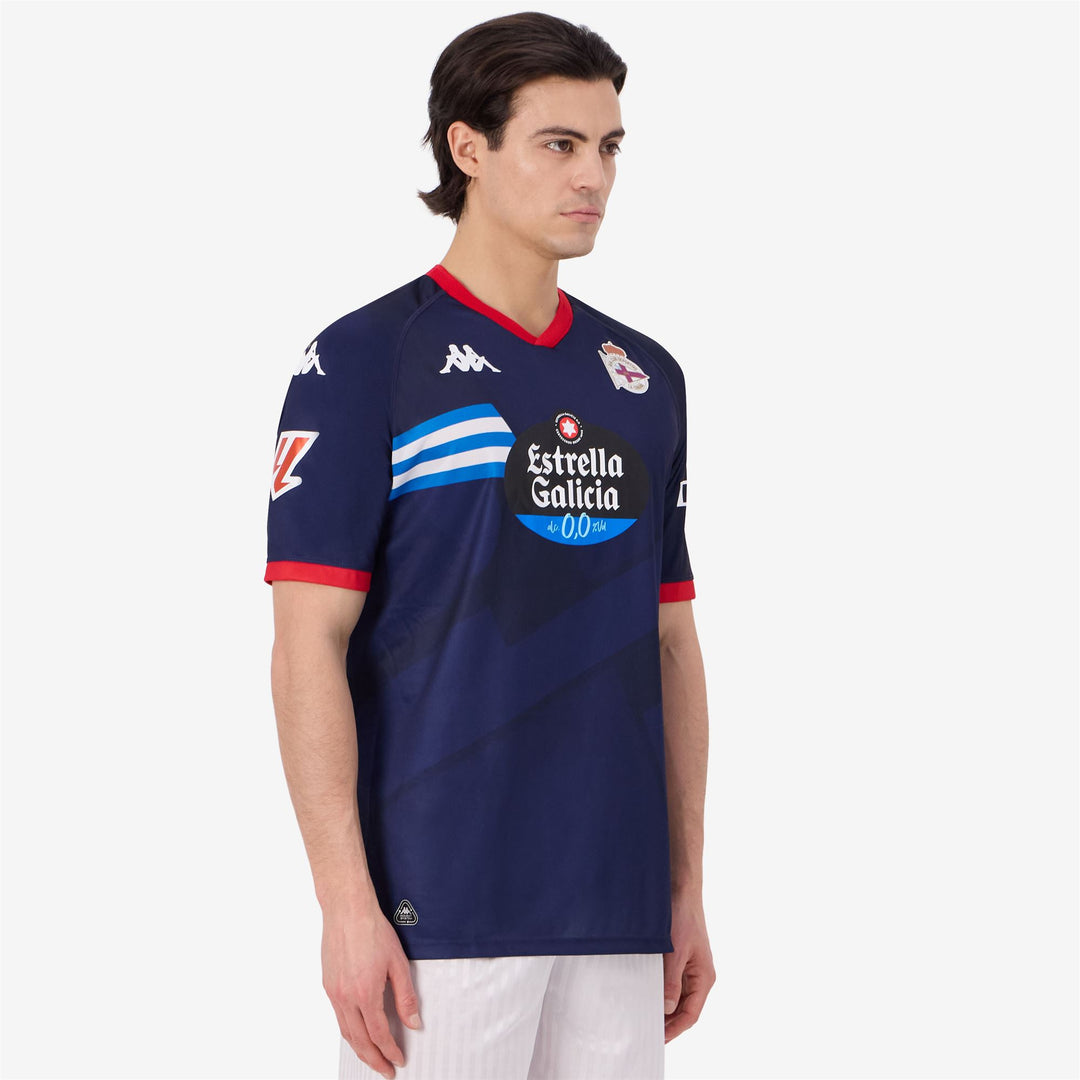 Maglia da calcio del Deportivo de La Coruña blu da uomo main