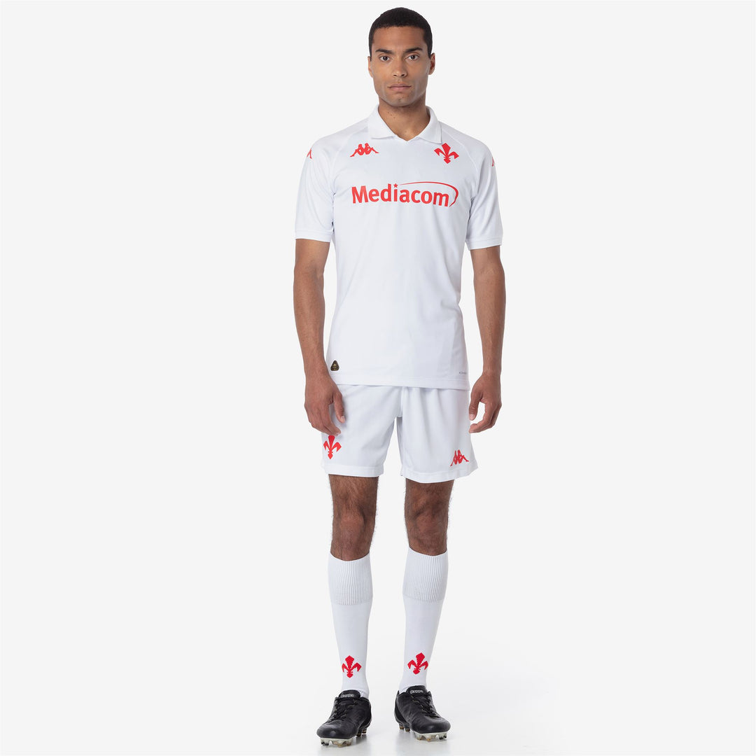 Grey White Men's Football Active Jersey with Hydro-Way Protection 01