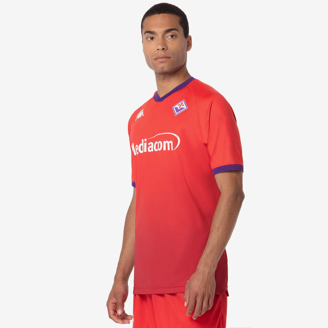 Red Men's ACF Fiorentina Soccer Slim Fit Game Shirt main