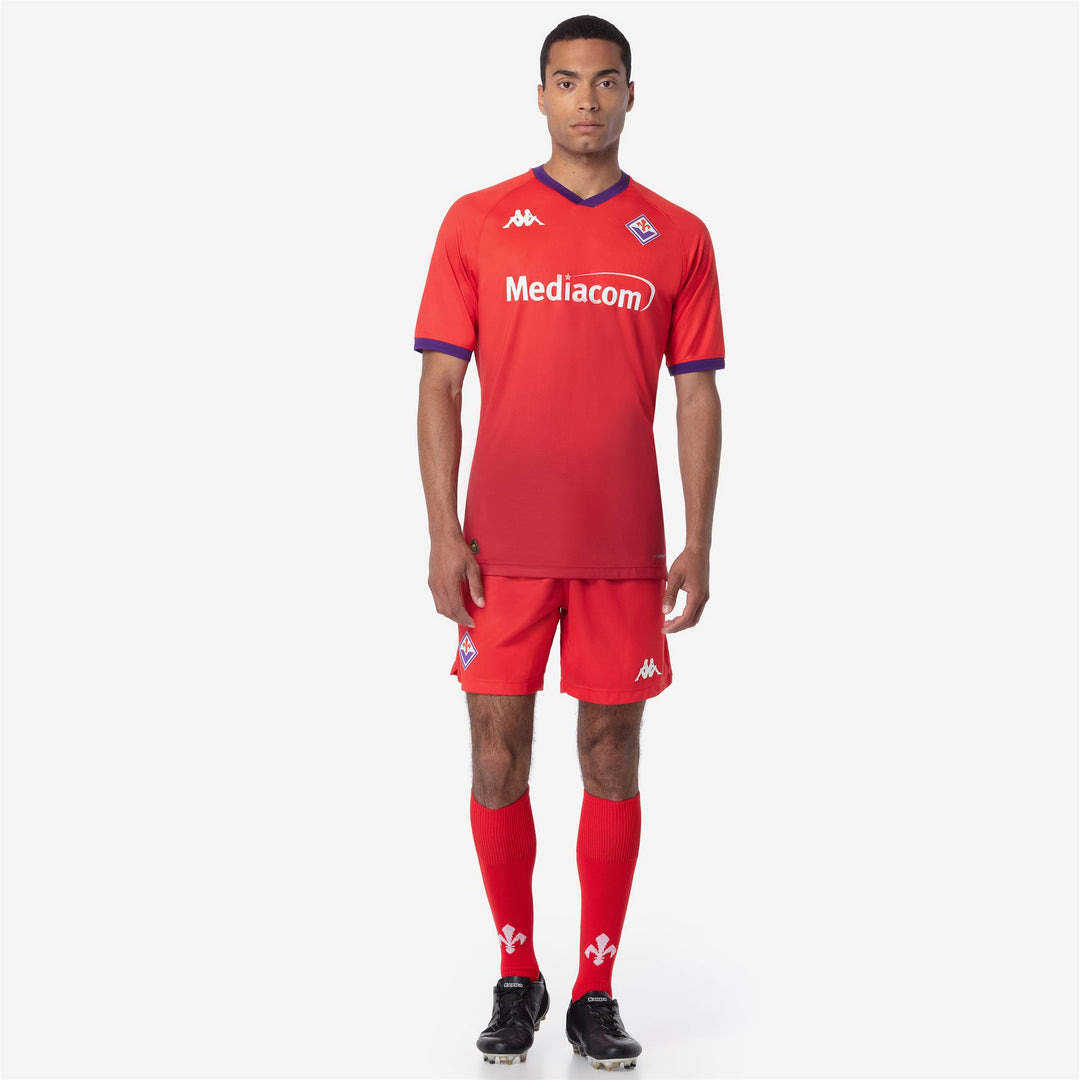 Red Men's ACF Fiorentina Soccer Slim Fit Game Shirt main