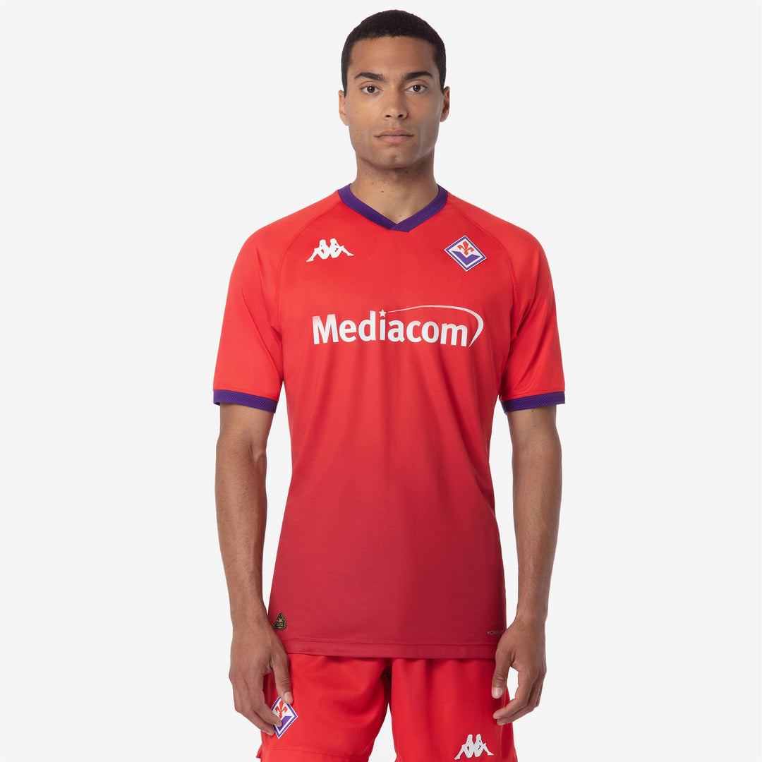 Red Men's ACF Fiorentina Soccer Slim Fit Game Shirt main