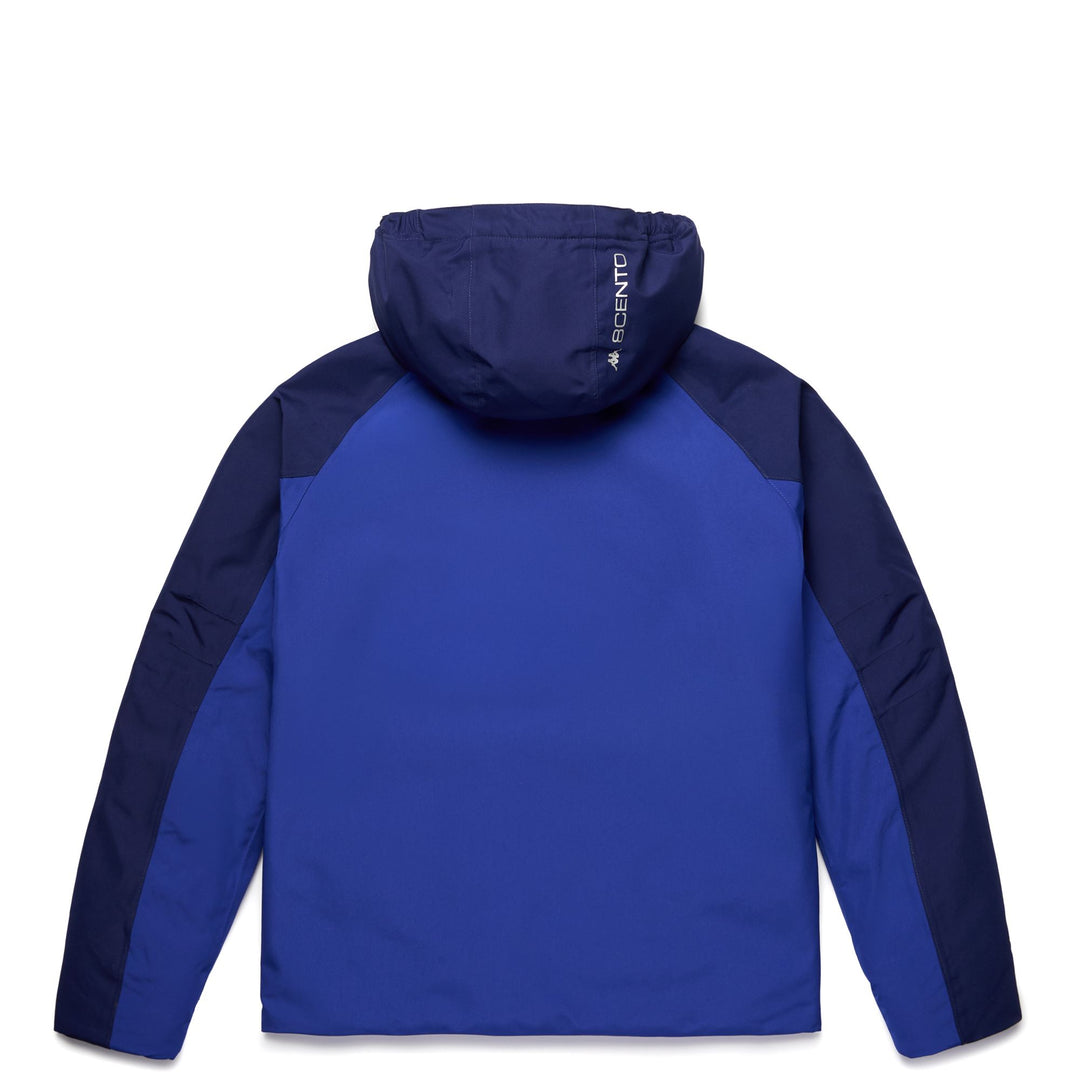 Blue unisex Kid's Waterproof Short Jacket with Padding main