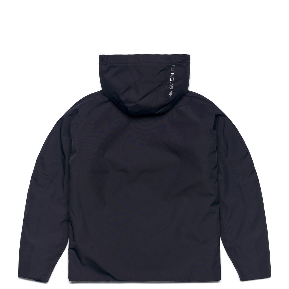 Blue Unisex Short Padded Jacket with Water Protection 02