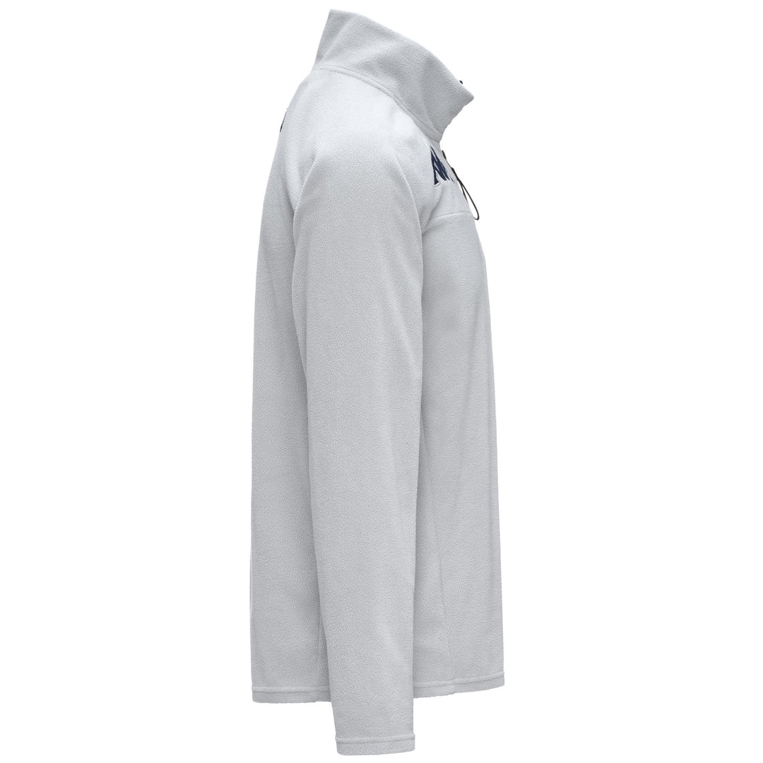 Grey Unisex Slim Fit Ski Jumper with Half-Zip Fleece main
