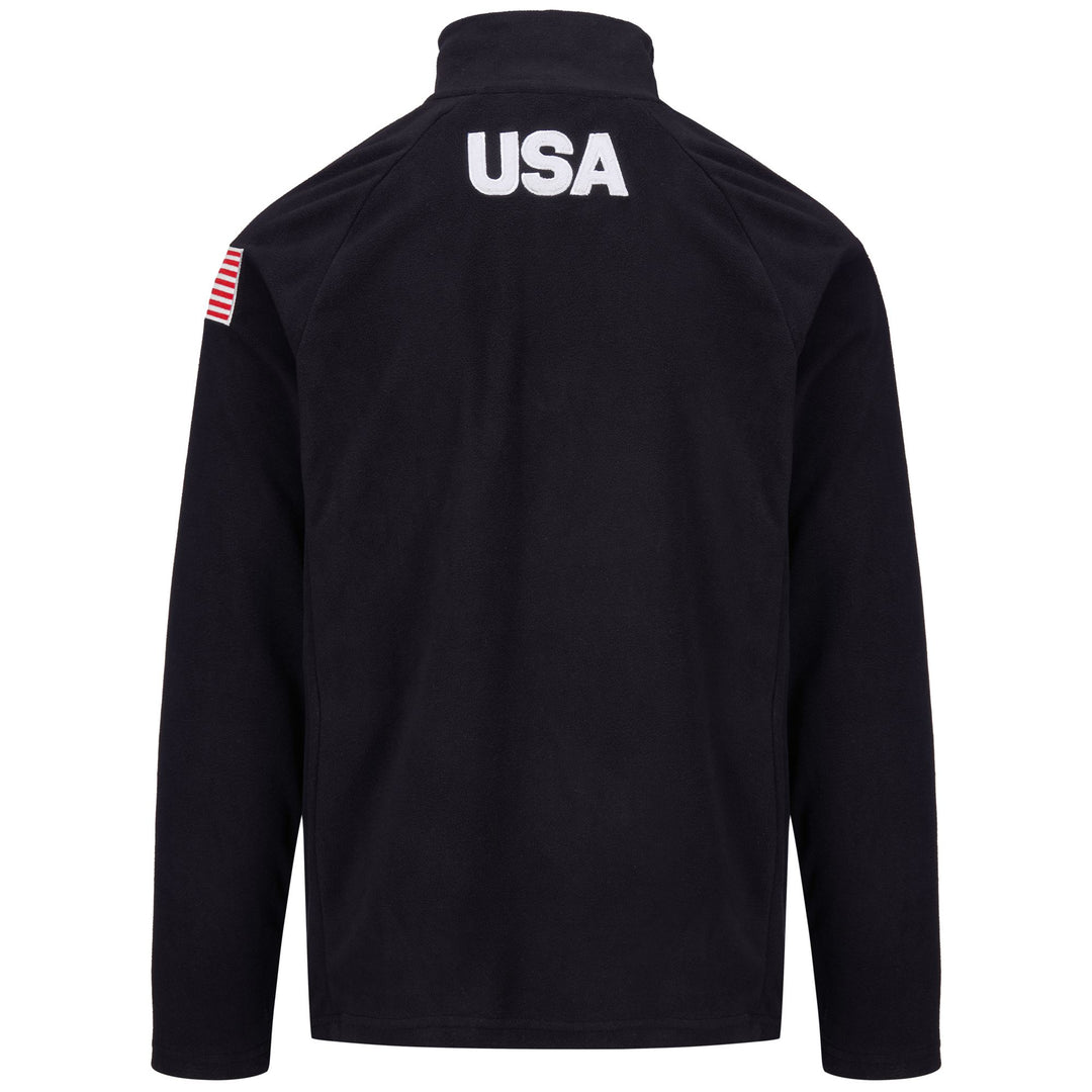 Blue Unisex Slim Fit Fleece Jumper for Skiing main