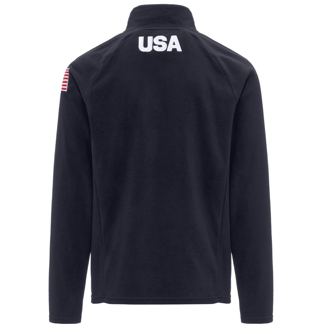 Unisex Blue Slim Fit Fleece Jumper for Skiing main