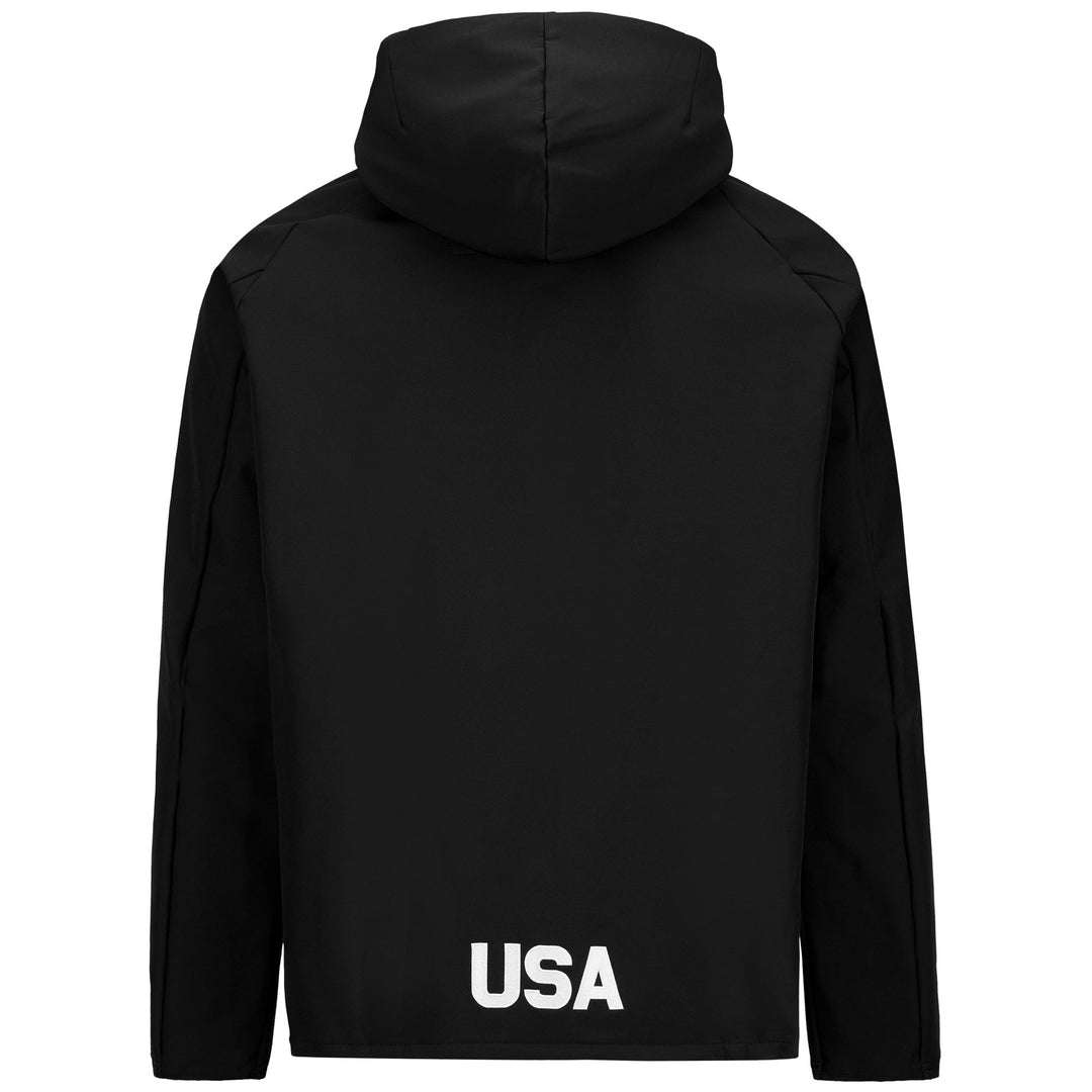 Black Unisex Regular Fit Fleece Hoodie for Ski main