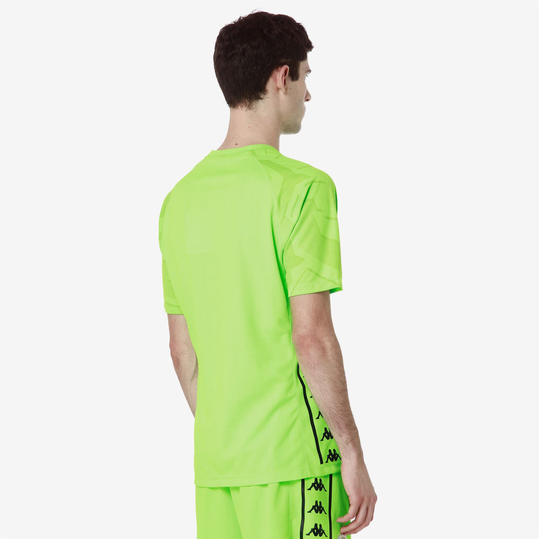 Maglia da portiere da uomo verde neon con protezione Hydro-Way main