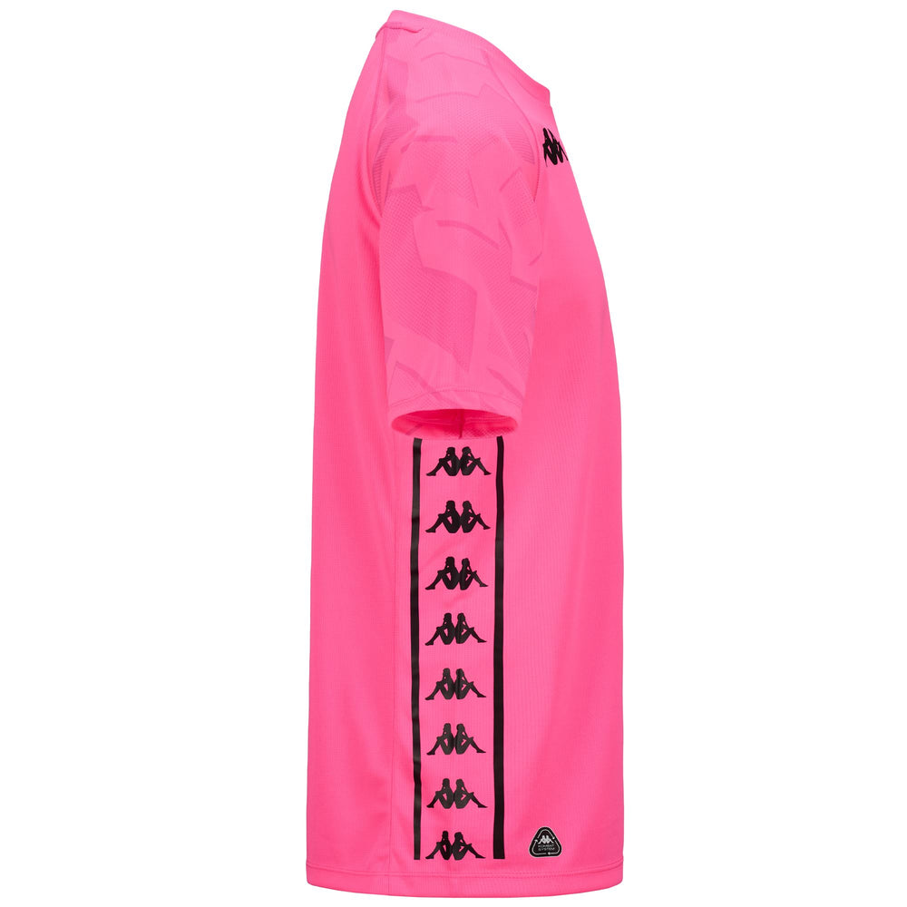 Maglia da portiere KOMBAT da uomo rosso neon con protezione Hydro-Way 02