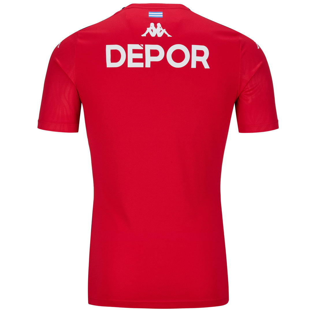 Red and Blue Men's Slim Fit Active Jersey Shirt main