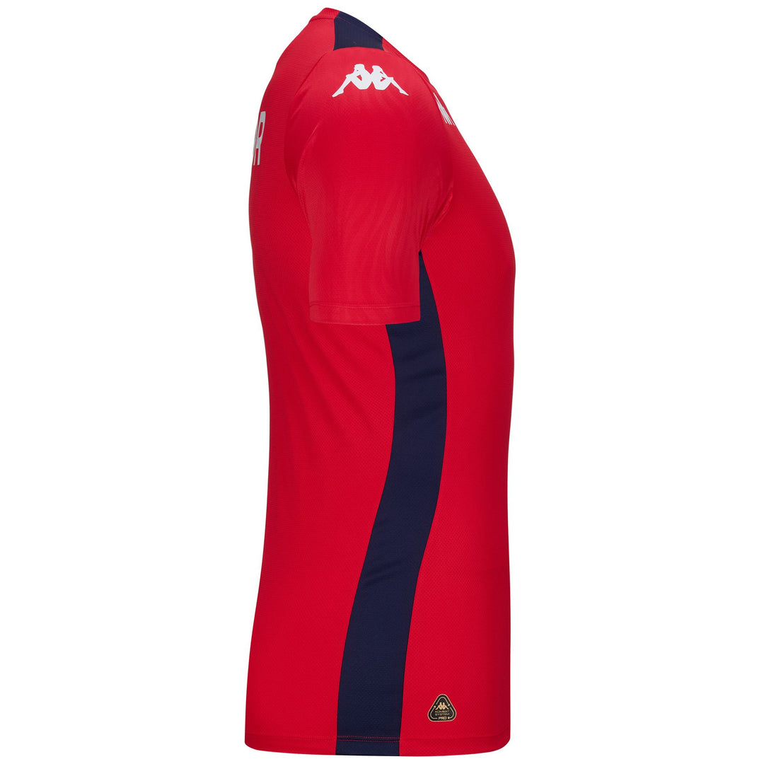 Red and Blue Men's Slim Fit Active Jersey Shirt main