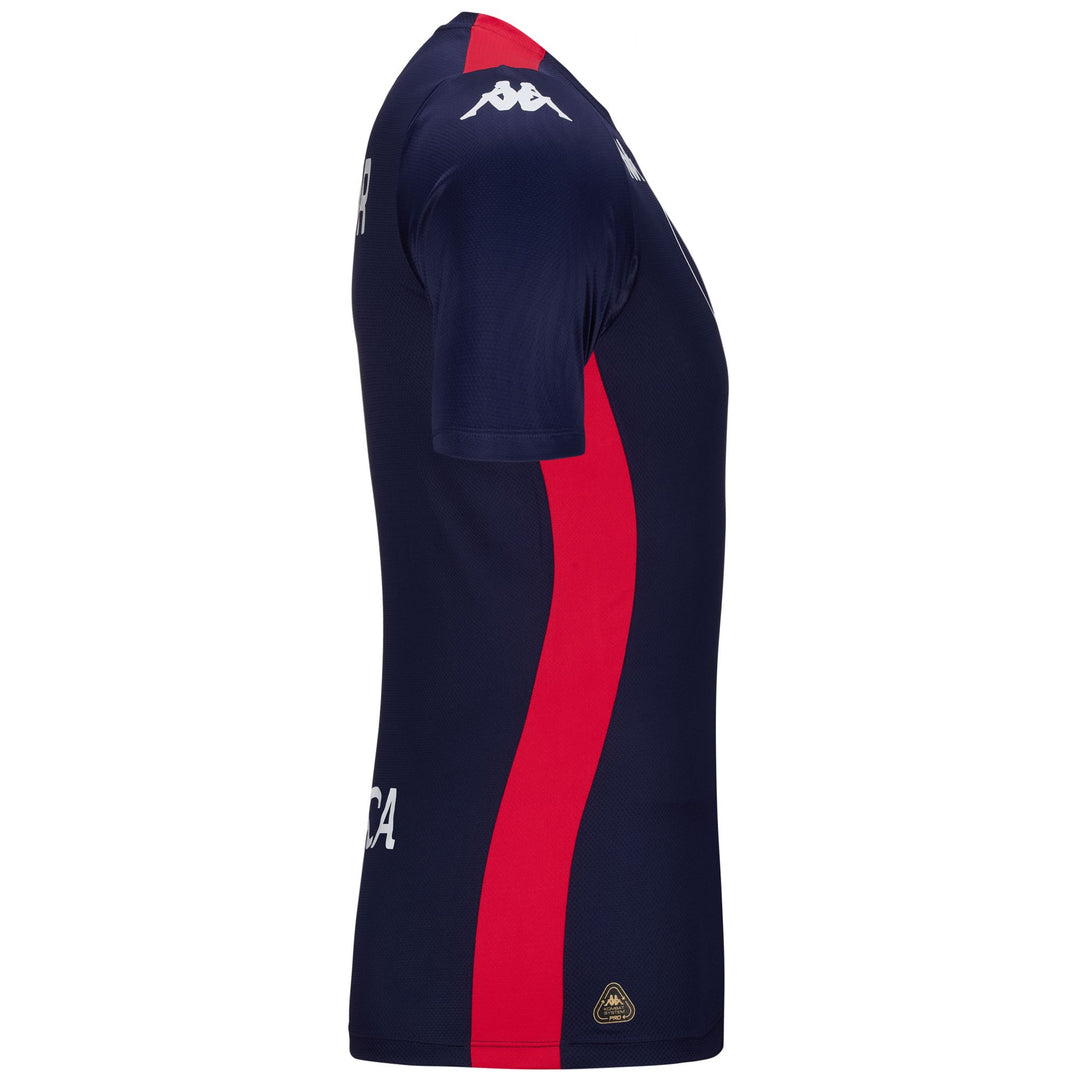 Maglia pre-partita slim fit da calcio del Deportivo de La Coruña blu da uomo main