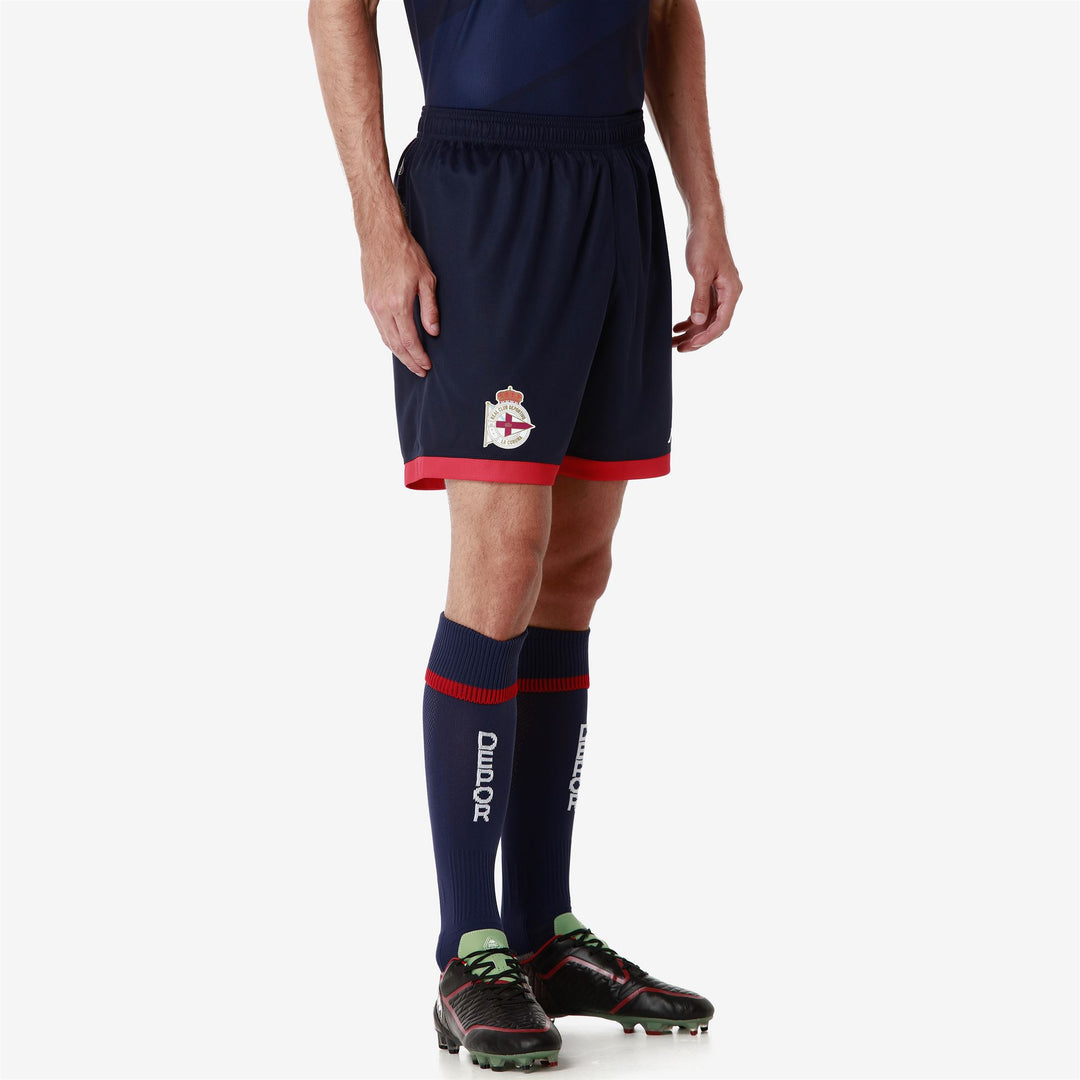 Blue Men's Real Deportivo de La Coruña Football Shorts main