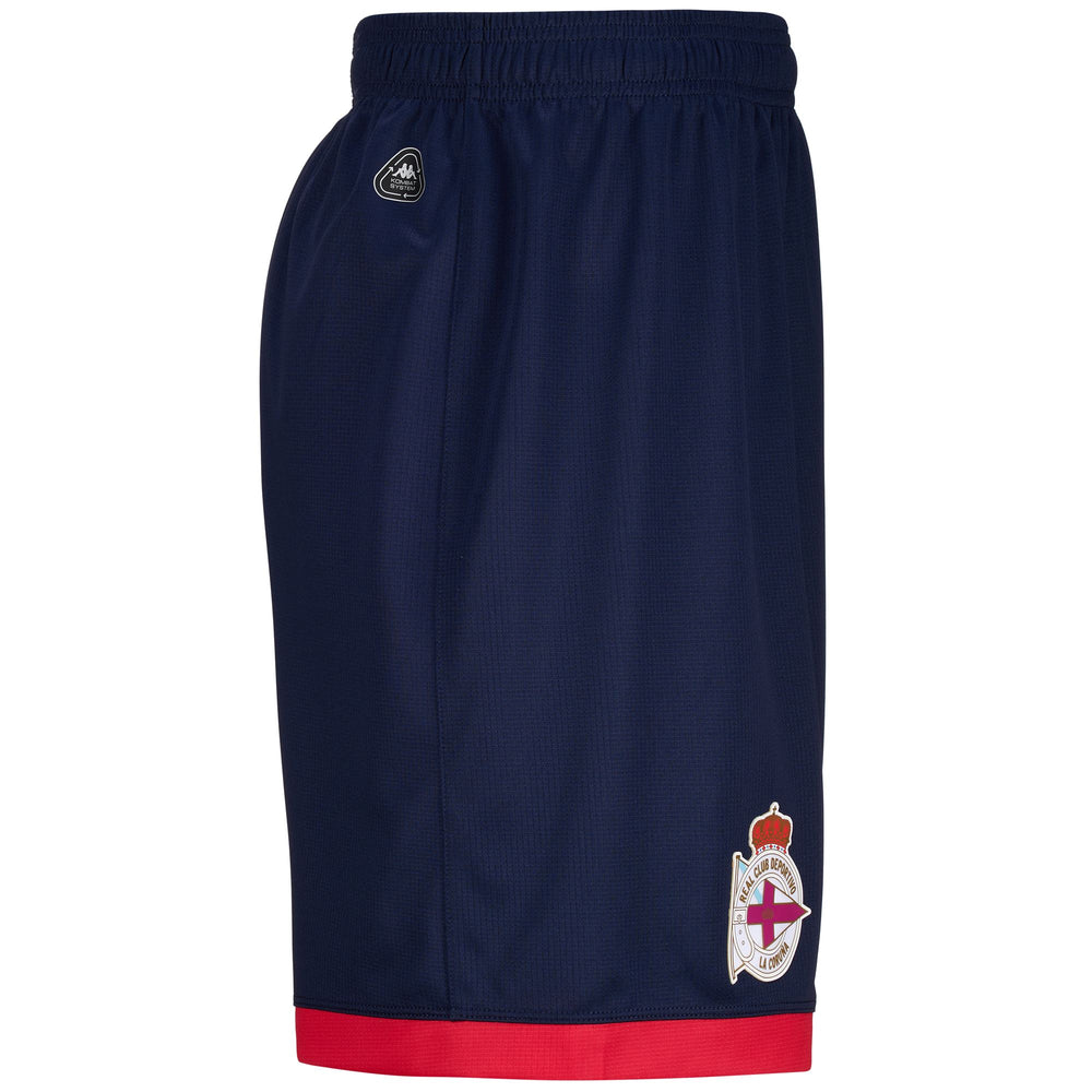 Blue Men's Real Deportivo de La Coruña Football Shorts 02