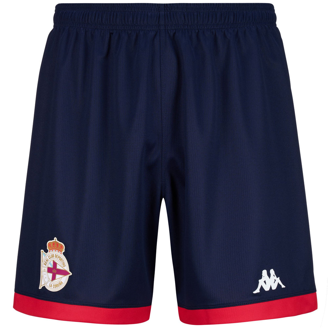 Blue Men's Real Deportivo de La Coruña Football Shorts 01