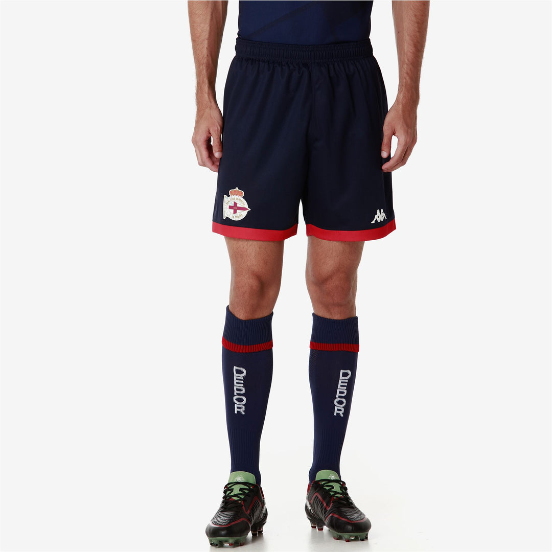 Blue Men's Real Deportivo de La Coruña Football Shorts main