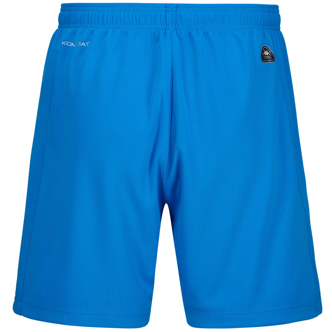 Short de football bleu Deportivo de La Coruña pour homme en tissu jacquard main