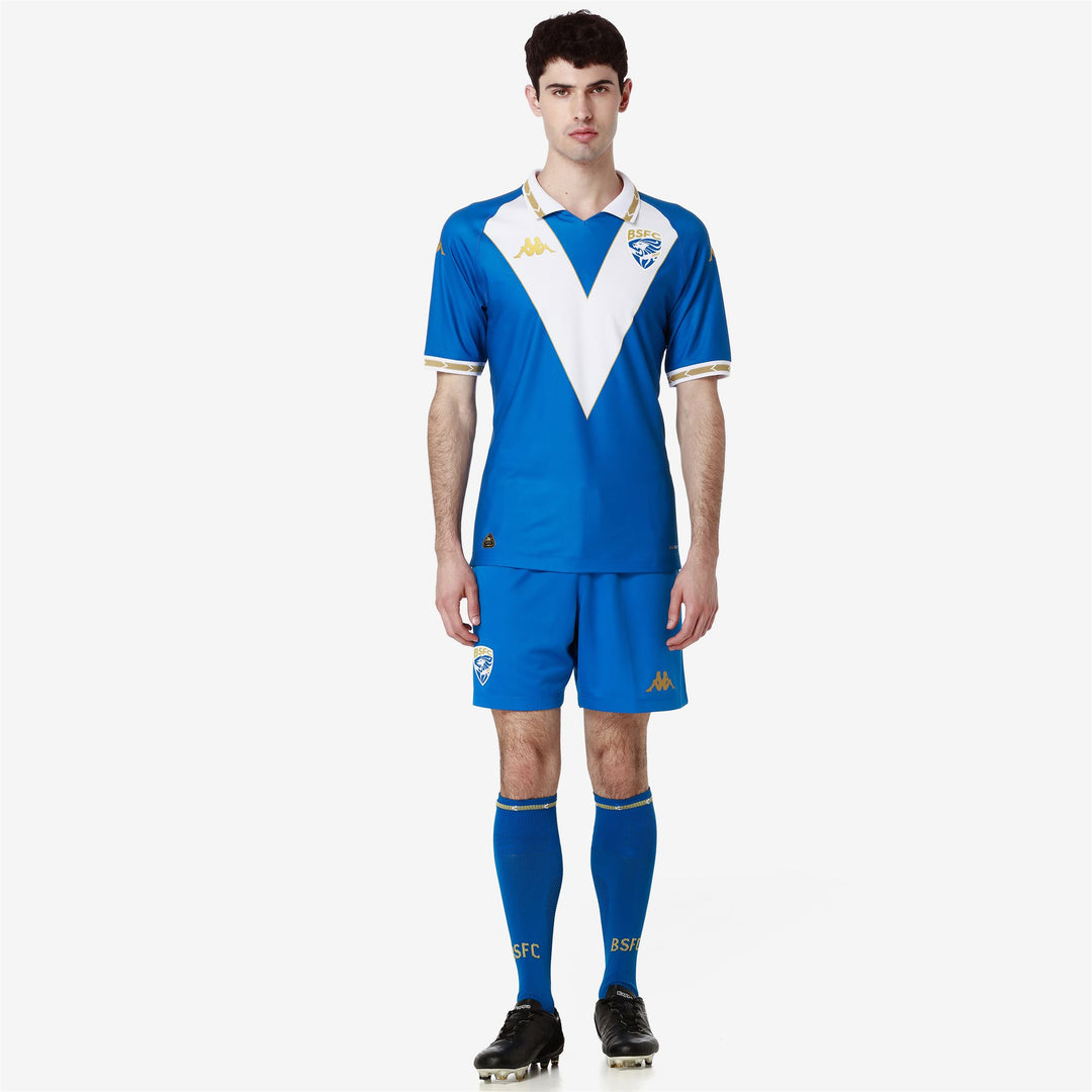 Blue Gold Men's Football Active Jersey with Hydro-Way Protection 01