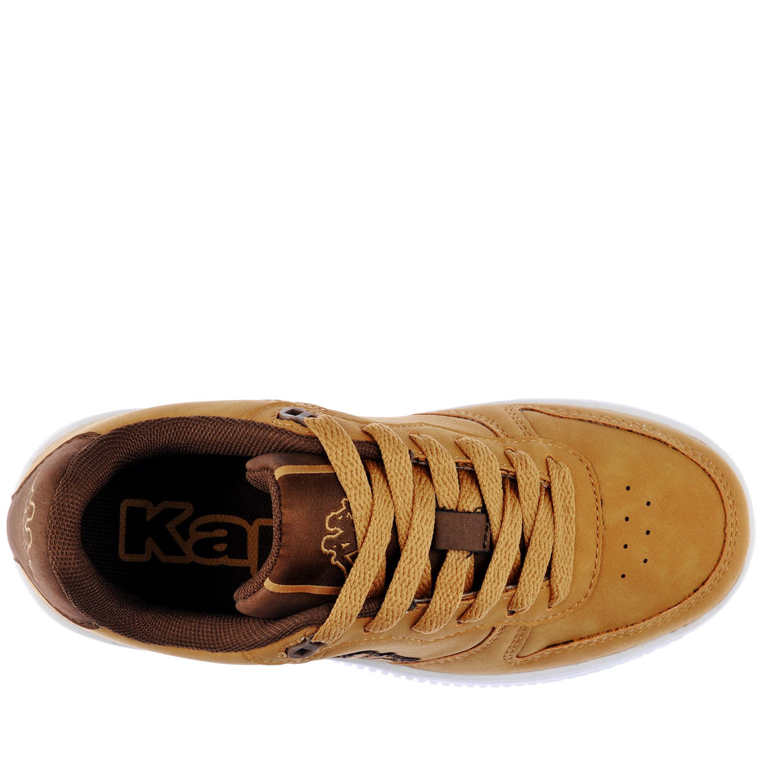 Yellow Tan Unisex Kids Low Cut Sneakers main