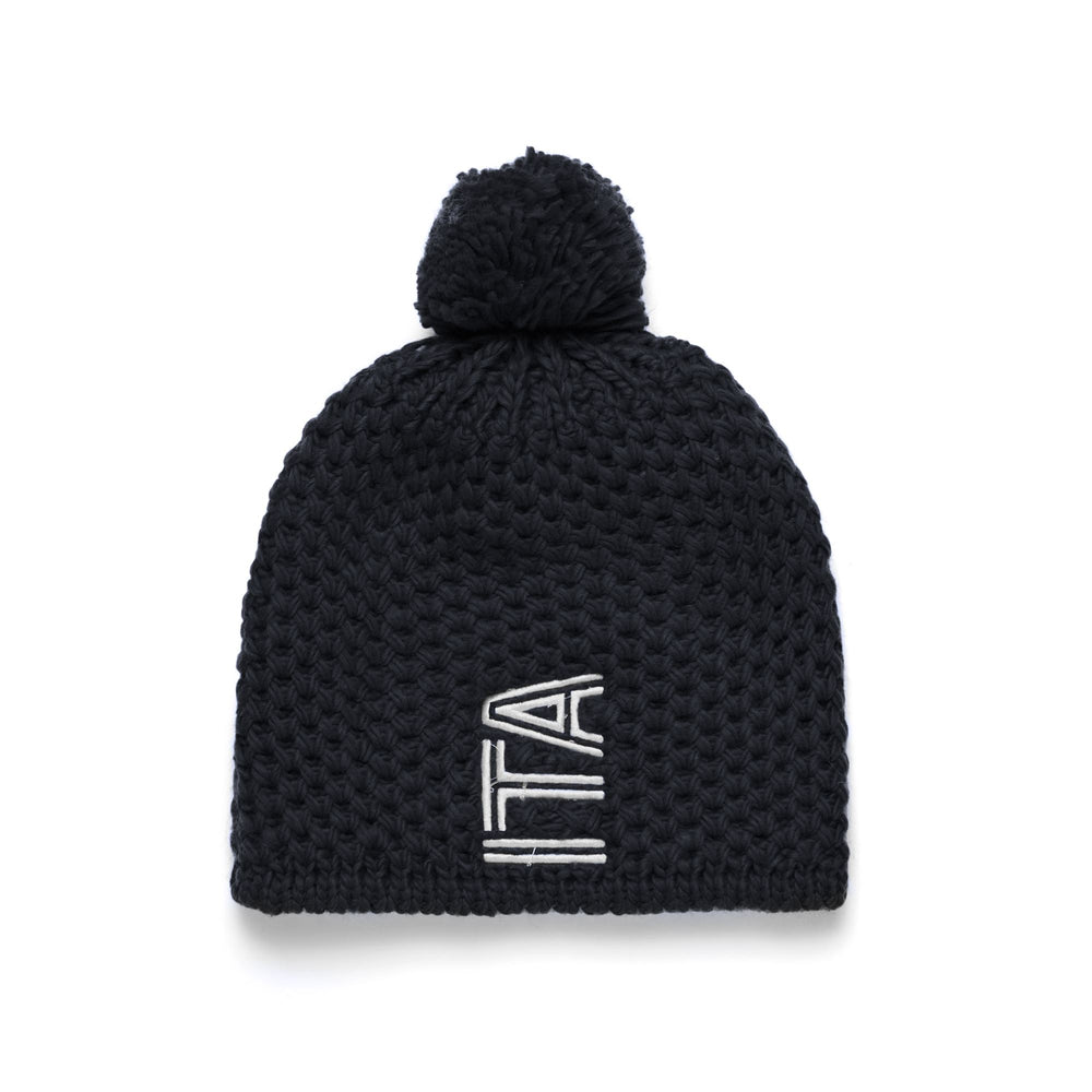 Blue Unisex Ski Hat with Wool and Acrylic Blend 02