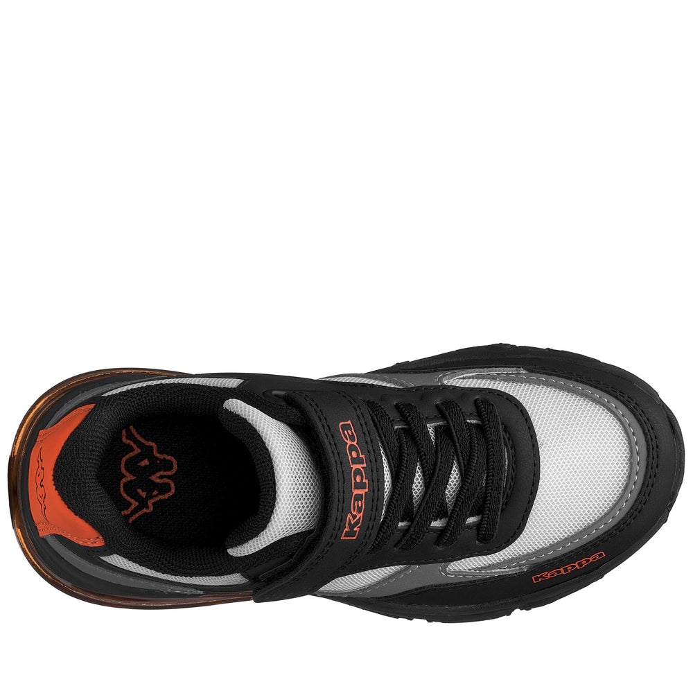 LOGO    SAIGON EV KID - Sneakers - Low Cut - Kid unisex - GREY BARELY-BLACK-ORANGE 02