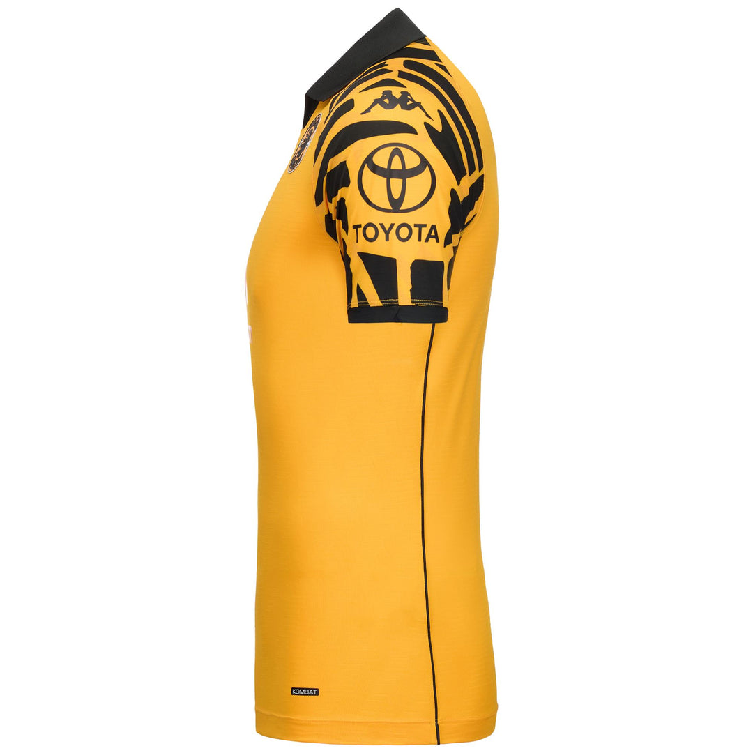 KOMBAT PRO 2026 HOME AM - Active Jerseys - Shirt - Man - YELLOW SAFFRON-BLACK-SPONSOR main