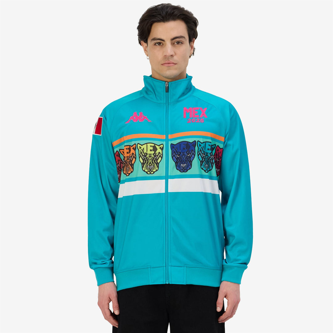 Blue Bird Men's Ski Fleece Jacket with Full Zip and Logos main