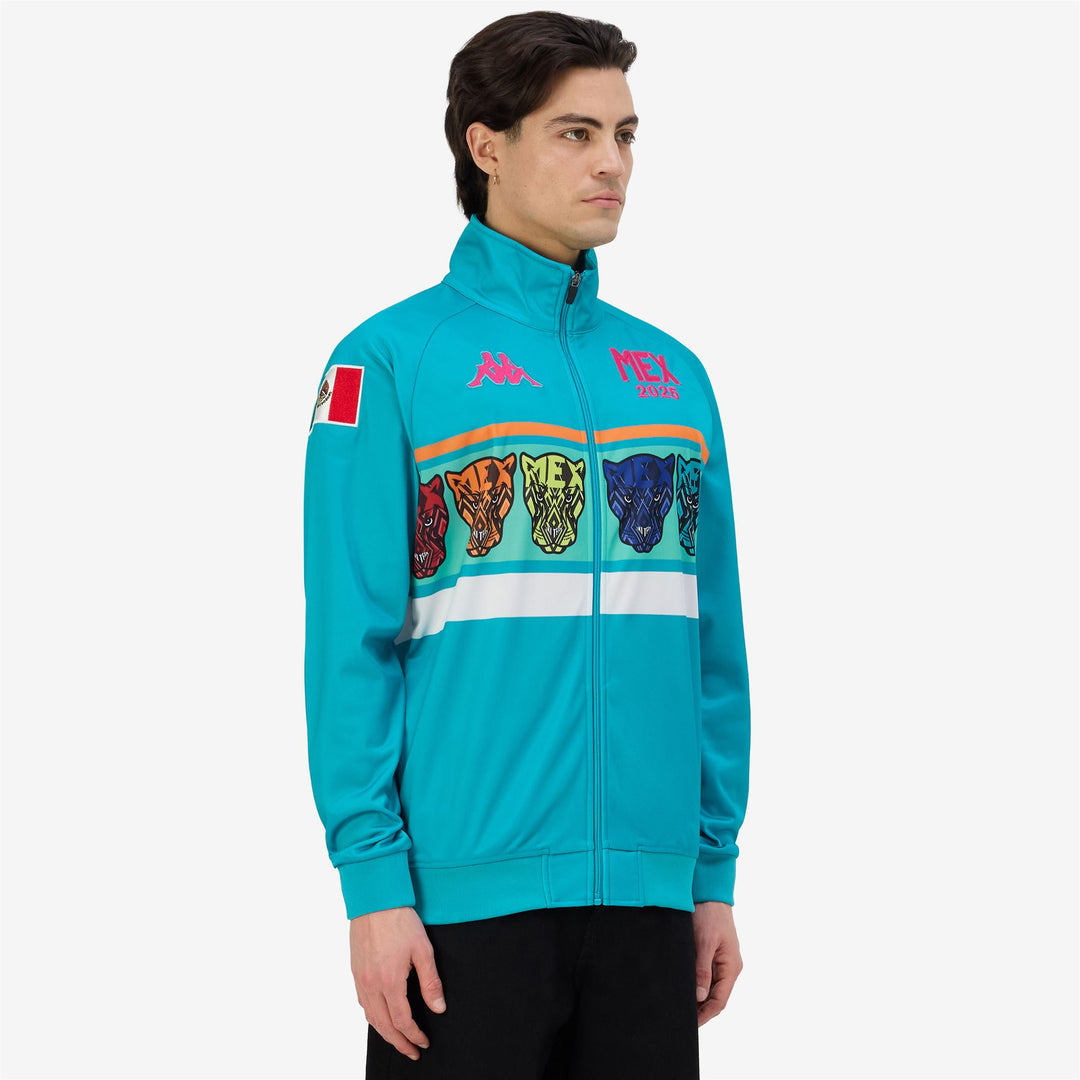 Blue Bird Men's Ski Fleece Jacket with Full Zip and Logos main