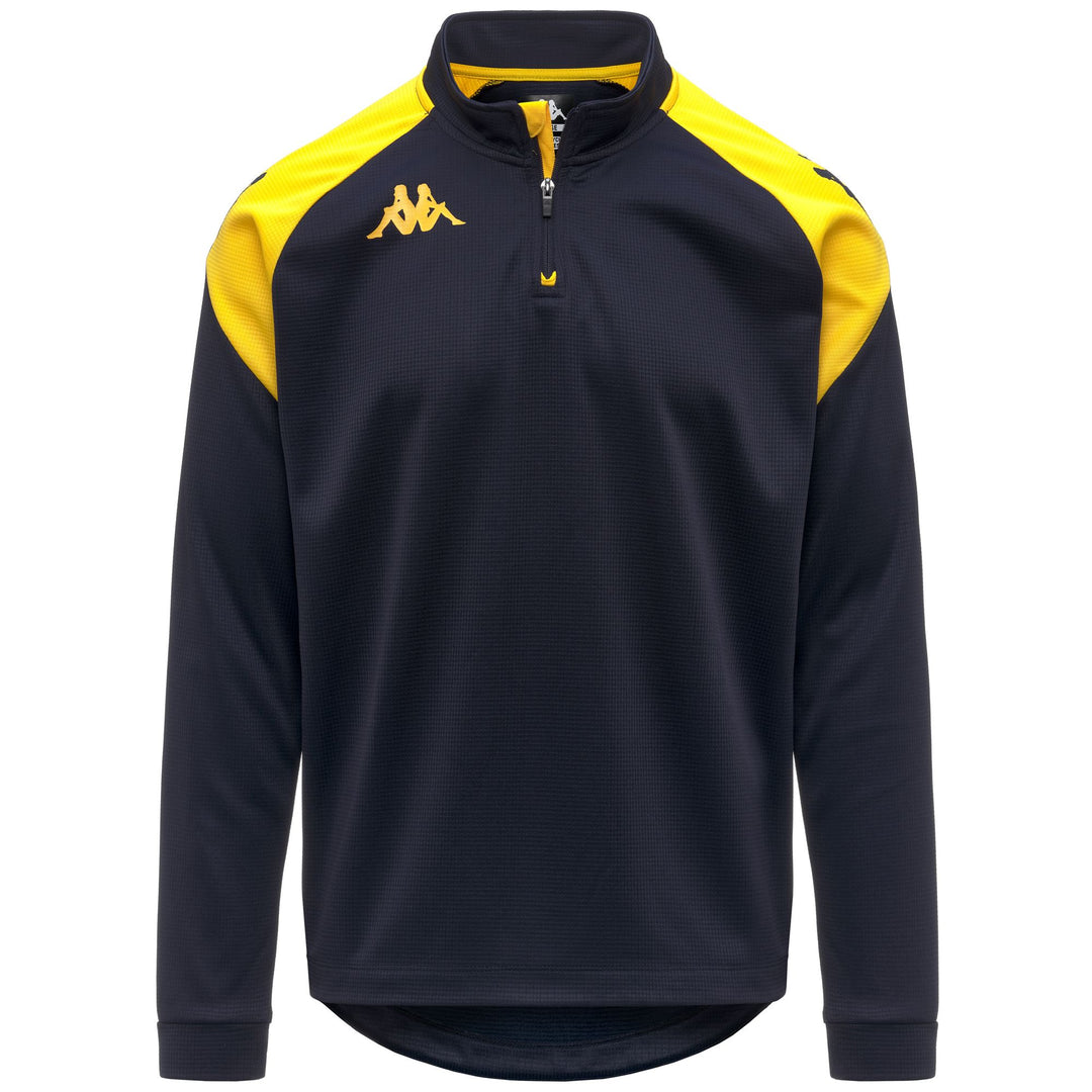 Blue marine Men's Training Fleece Jumper with Half Zip 01