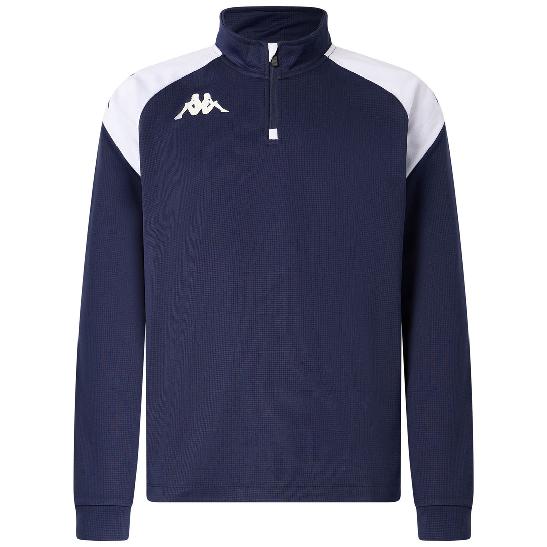 Marine blue Men's Slim Fit Training Fleece Jumper 01