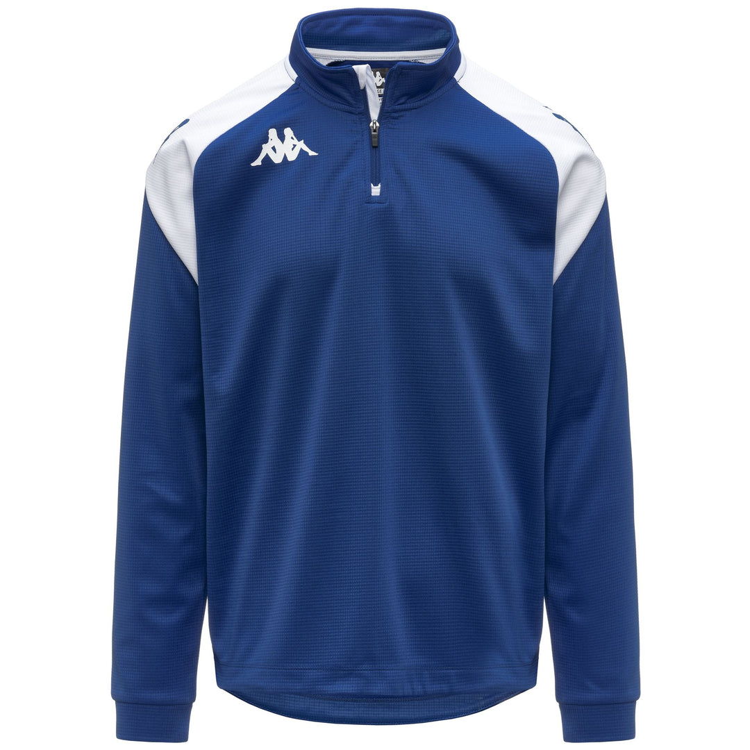 Blue sapphire Men's Slim Fit Training Fleece Jumper 01