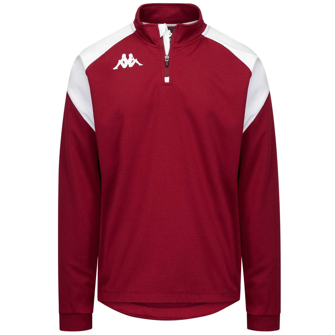 KAPPA4FOOTBALL   LOVATO - Fleece - Jumper - Man - Red Granata-White main