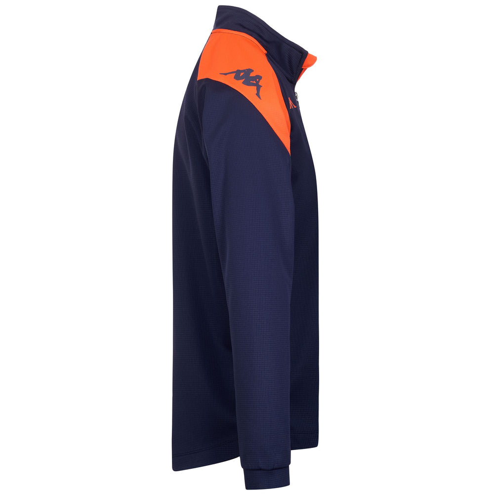Blue Men's Slim Fit Soccer Training Jumper in Recycled Fabric 02