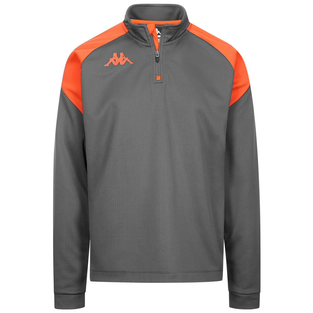 Jersey gris de entrenamiento de fútbol para hombre, corte ajustado, confeccionado en tejido reciclado. 01