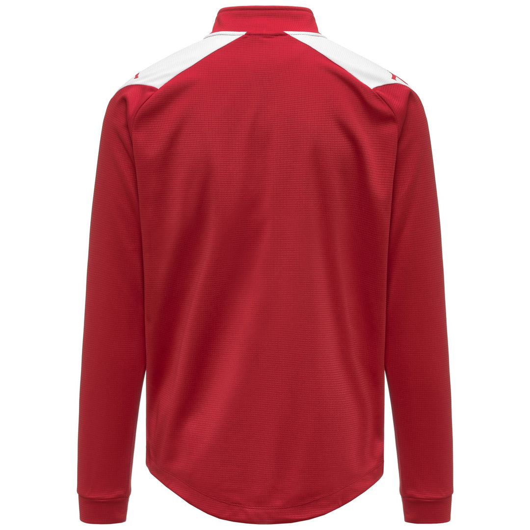Chaqueta de entrenamiento polar roja para hombre con bolsillos main
