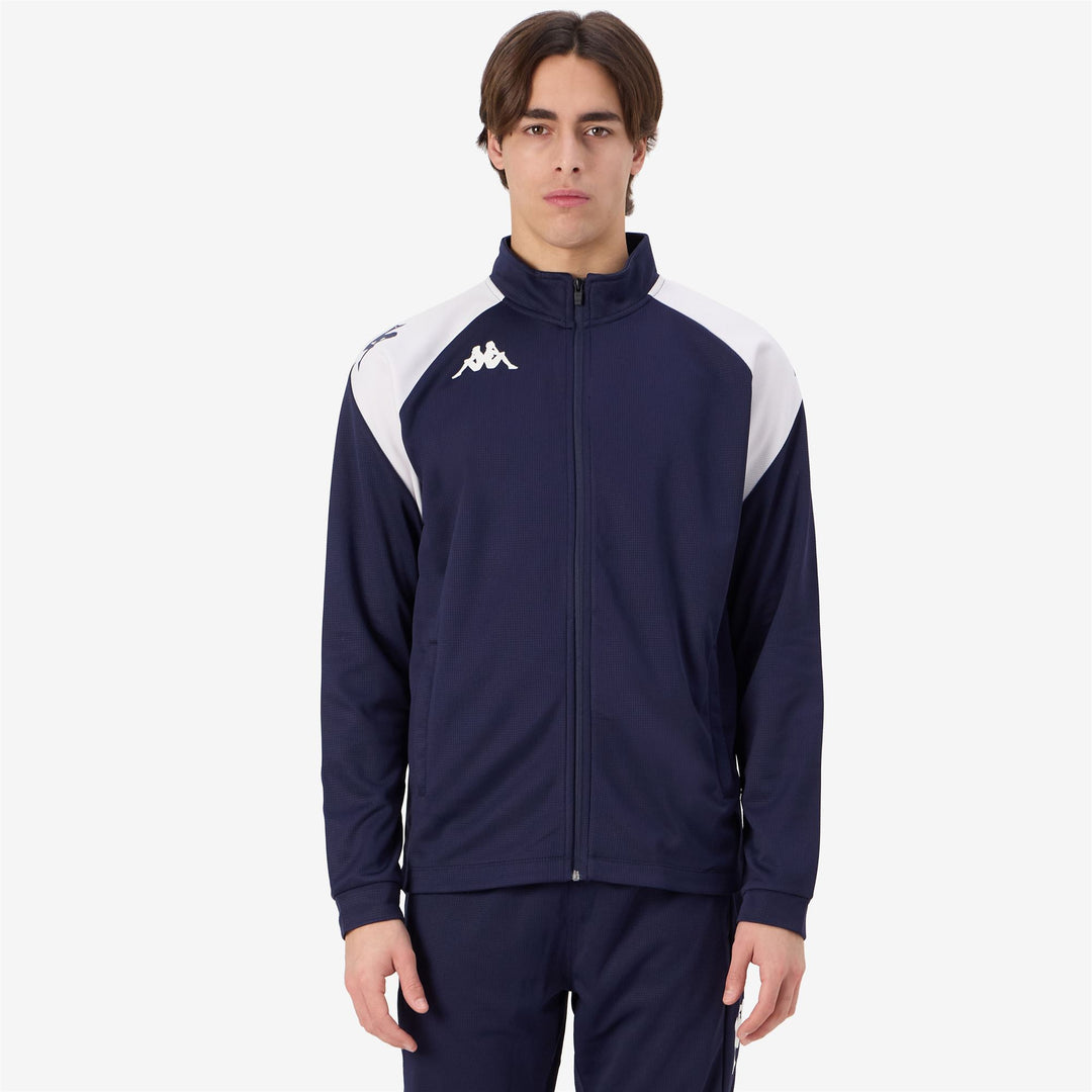 Chaqueta de entrenamiento polar de corte entallado para hombre en color azul marino main