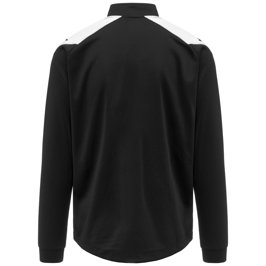Chaqueta de entrenamiento polar negra para hombre con bolsillos con cremallera main