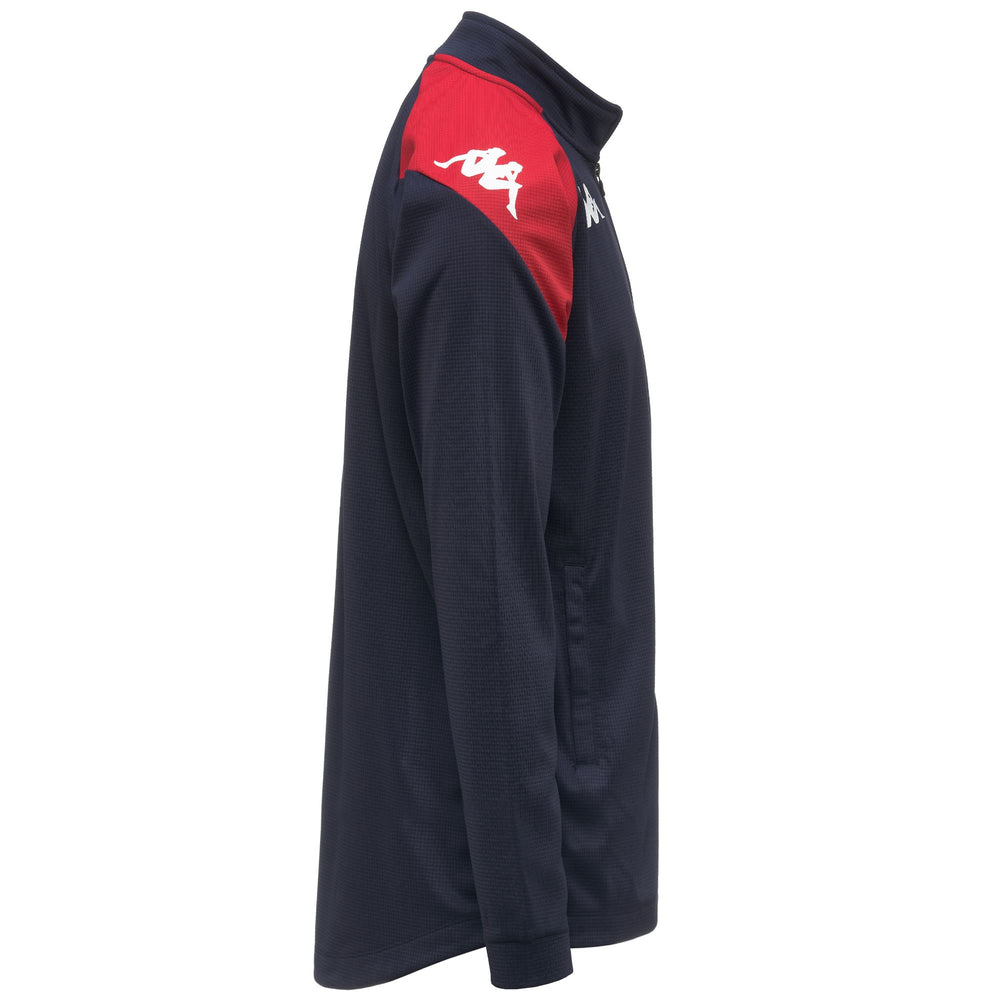 Chaqueta polar de entrenamiento de corte entallado azul marino para hombre 02