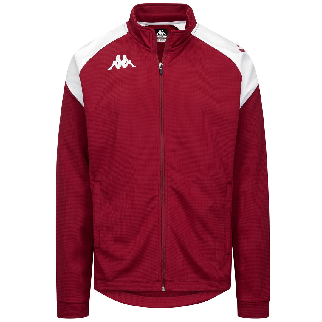KAPPA4FOOTBALL   LENNO - Forro polar - Chaqueta - Hombre - Red Granata-White main