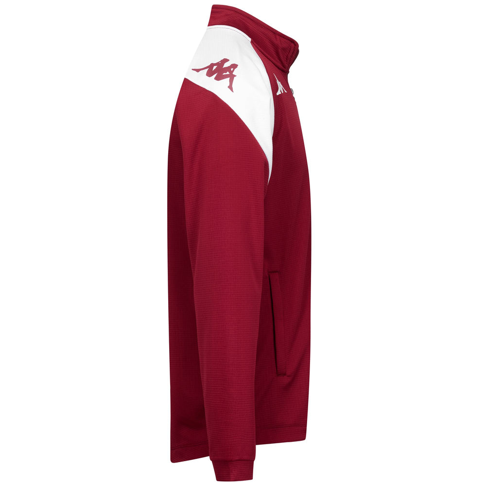 KAPPA4FOOTBALL   LENNO - Forro polar - Chaqueta - Hombre - Red Granata-White 02