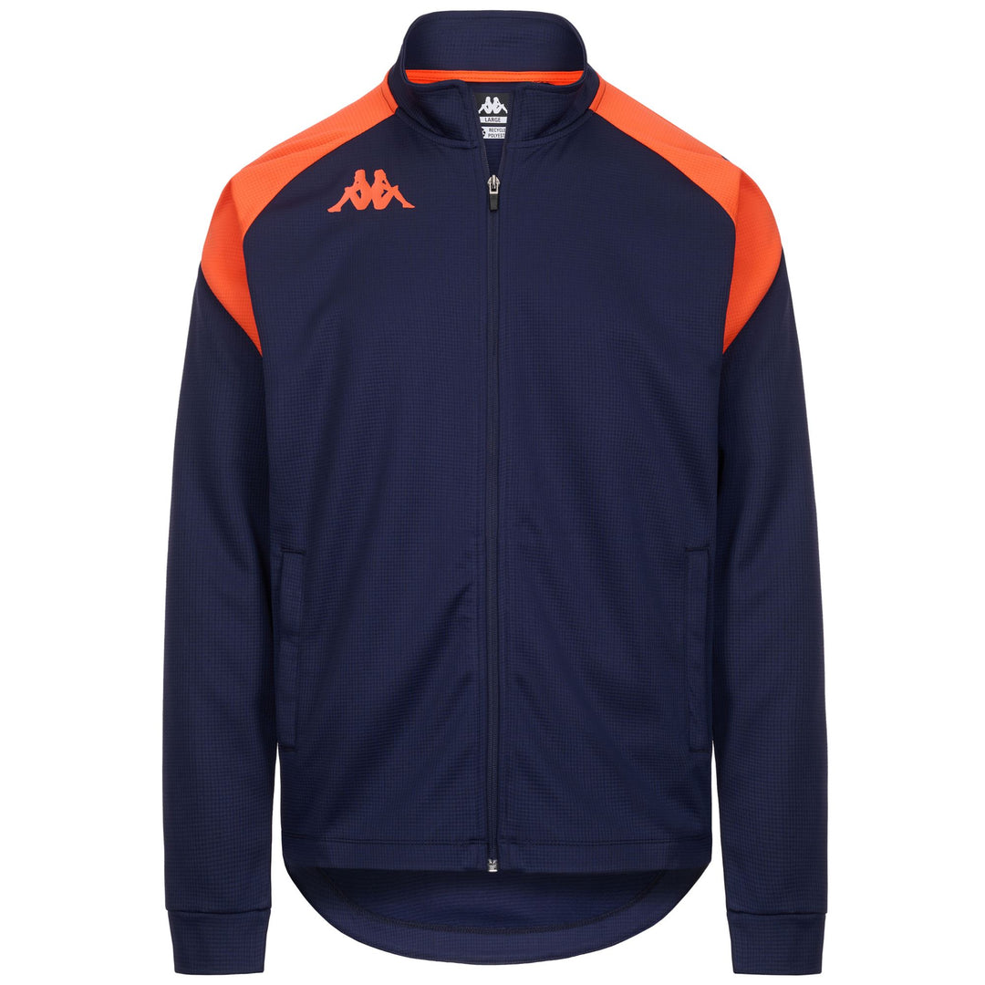 Sweat à capuche fonctionnel en polaire bleu pour homme, coupe ajustée 01