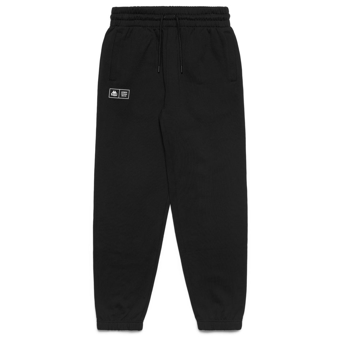 Men's Black French Terry Jogging Pants 01